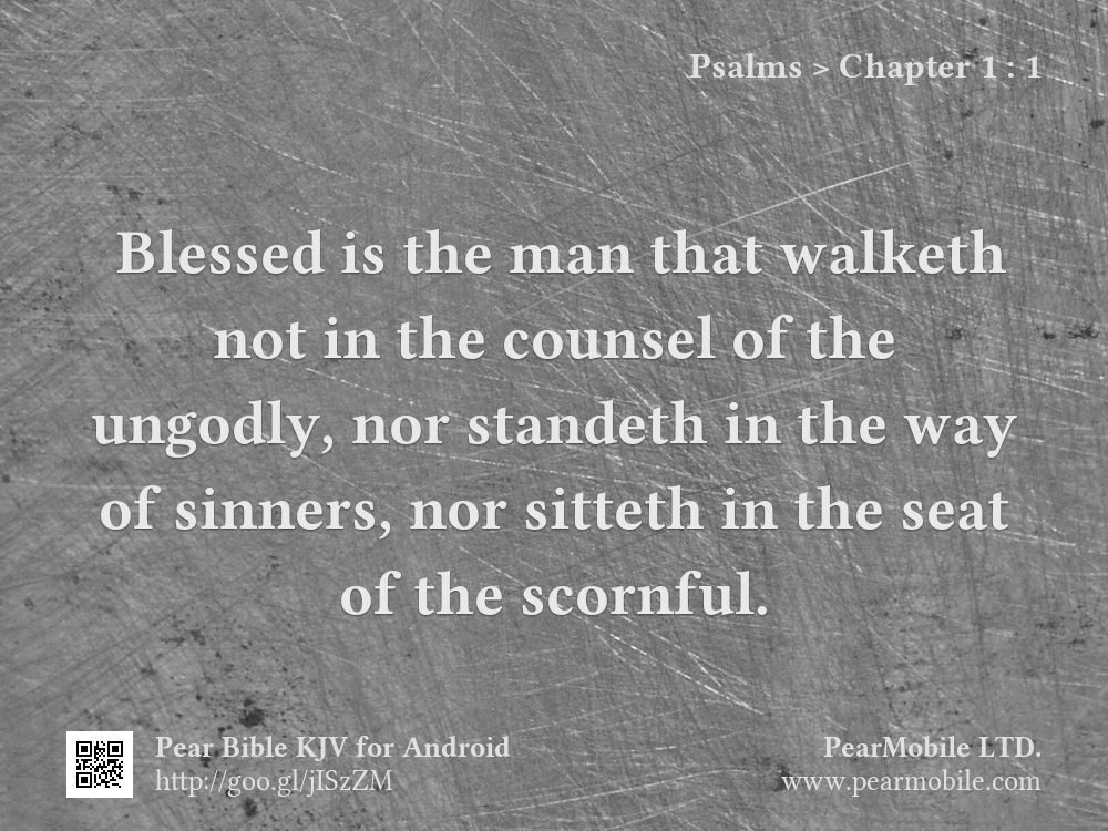 Psalms, Chapter 1:1